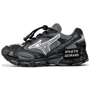 Speed 2K устойчивые к истиранию низкие кроссовки унисекс Mizuno, черный