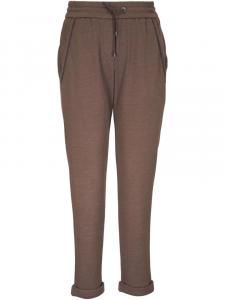 Брюнелло Кучинелли шоколадно-коричневые леггинсы Brunello Cucinelli, коричневый