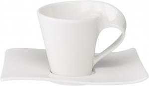 Чашка кофейная с блюдцем Villeroy & Boch NewWave, 200 мл, белый