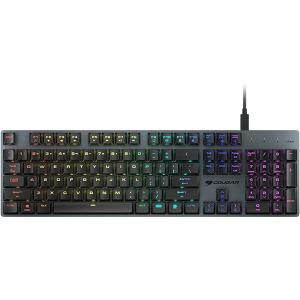 Клавиатура игровая оптомеханическая COUGAR LUXLIM, черный, , английская раскладка