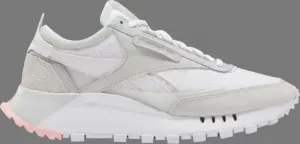Кроссовки wmns classic leather legacy 'white pure grey' Reebok, белый