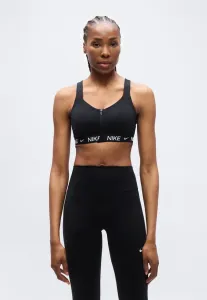 Спортивный бюстгальтер indy на молнии с высокой степенью поддержки Nike Performance, Black