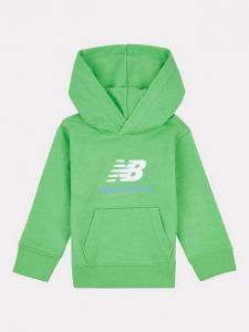 Детский худи с логотипом из велюра New Balance, Green Apple