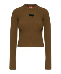 Пуловер м-валари Diesel, зеленый