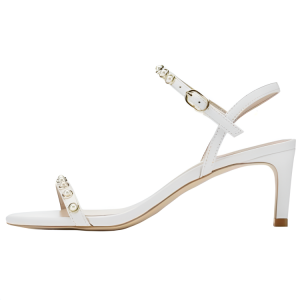 SW Kassidy сандалии на одной бретели из овчины 6 см женские белые Stuart Weitzman, белый