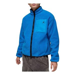 Куртка Air Jordan Flight Mountainside Faux Fur Jacket 'Photo Blue Black'