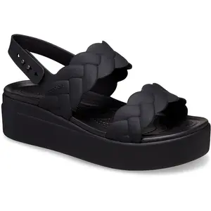 Сандалии Crocs Brooklyn Woven Upper Lw, черный