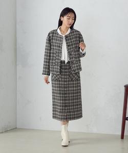 Твидовая юбка / можно носить как комплект