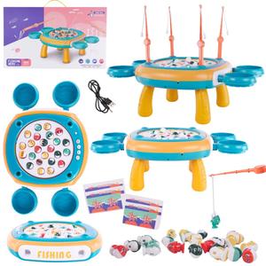 Рыбалка 2 в 1, большой стол, магнит, ножки удочки, семейная игра для 4 игроков Inna marka
