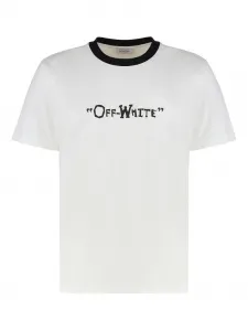 Футболка из хлопкового микса OFF-WHITE, белый