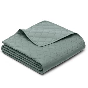 Blumtal Чехол для дивана-кровати 220x240 см, моющийся плед для дивана и кресла, зеленый