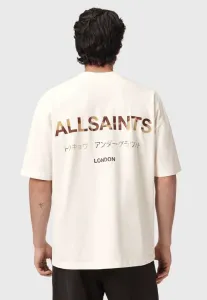 Футболка с принтом команды андеграунда Allsaints, Ashen White/Dakota
