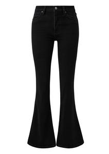 QS Расклешенные джинсы 'Reena' в черном цвете