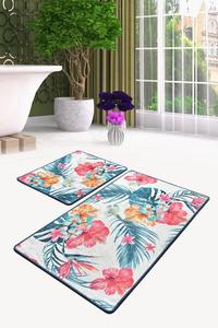 Mijolnir, Claire- CHL2373, Colorful, коврики для ванной, 700 г/м², 100% бархатная ткань, мультиколор