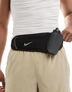 Поясная сумка для бутылок Nike Flex Stride 12 унций, черный