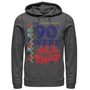 Мужская толстовка с рисунком в стиле ретро и плакатом All That The Nineties Were Nickelodeon