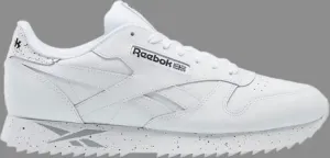 Кроссовки classic leather ripple 'footwear white' Reebok, черный