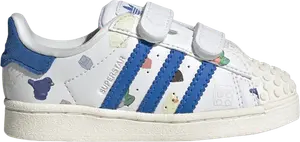 Кроссовки Adidas LEGO x Superstar CF I, белый