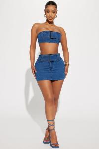 Юбка Fashion Nova SET1742, деним