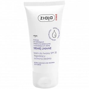 Ziaja med Siemię Lniane крем для лица с SPF20, 50 мл