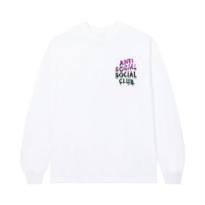 Лонгслив Anti Social Social Club Mind Melt Long-Sleeve Tee 'White', белый