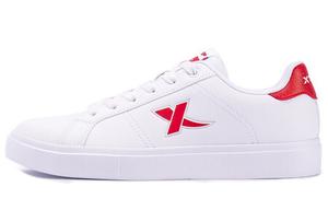 Кроссовки для скейтбординга женские, низкие, белые/красные Xtep