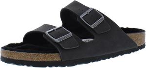 Сандалии Birkenstock Arizona с мягкой стелькой для взрослых унисекс, черный