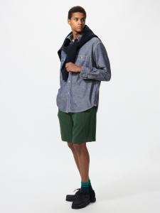 Шорты Uniqlo Ultra Stretch Sweat, 58 темно-зеленый