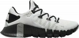Кроссовки Nike Wmns Free Metcon 4 Premium 'White Black Silver', белый