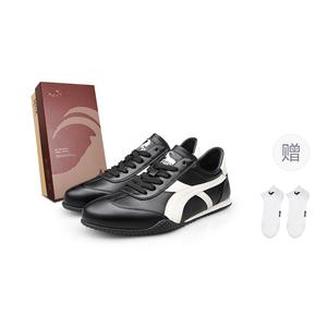 BECK Кроссовки Cloud Trail с амортизацией, износостойкие, увеличивающие рост, низкие, повседневные, унисекс, черно-белые [брендовые носки в подарок], цвет Black White[Free Brand Socks]