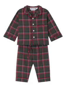 Пижамный комплект Joan в клетку (набор из двух предметов) Bonpoint, зеленый