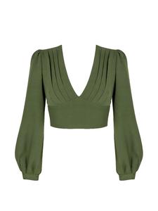 Elara Блузка в темно-зеленом цвете