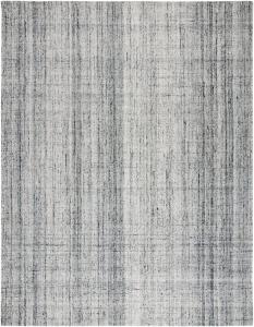 SAFAVIEH Abstract Collection ковер 336 x 458 см большого размера - Grey & Black, ручной работы из шерсти и вискозы, идеально для помещений с высокой проходимостью в гостиной, спальне (ABT141B)