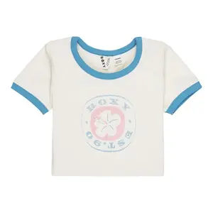 Детская футболка Hey Yeah Yeah Roxy, белый