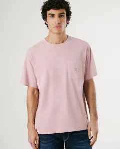 Мужская футболка с коротким рукавом и нагрудным карманом Pepe Jeans, розовый