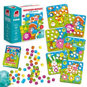 Ротер Кафер, обучающая мозаика, деревянная ферма, rw4003 Roter Kafer