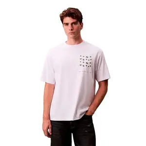 Футболка с коротким рукавом Calvin Klein Jeans Somewhere, белый