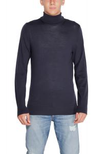 Джемпер Calvin Klein с высоким воротником однотонный, серый