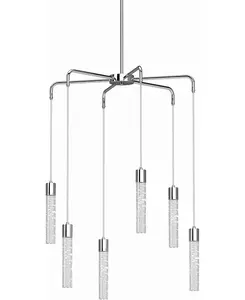 Тристен светодиодная 6-ламповая люстра Volume Lighting, chrome