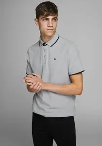 Рубашка-поло Jack & Jones "Paulos Polo", цвет Hellgrau-Meliert