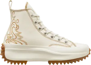 Кроссовки Converse Wmns Run Star Hike Platform High Western Embroidery, кремовый