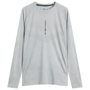 Футболка Stride с длинным рукавом Nike, Smoke Grey