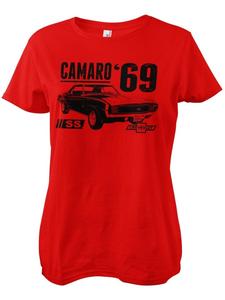 Футболка "Ss 1969 Girly Tee" красного цвета Camaro