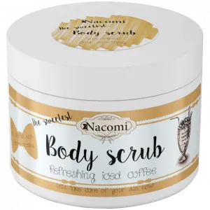 Nacomi Refreshing iced coffee сахарный скраб для тела с эффектом похудения с ароматом кофе, 200 мл