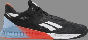 Кроссовки nano 10 'black vivid orange' Reebok, черный