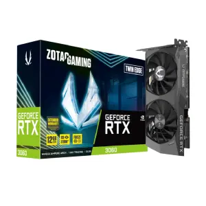 Видеокарта ZOTAC GeForce RTX 3060 Twin Edge, 12 ГБ, черный