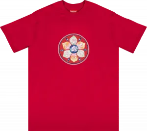 Футболка Supreme Lotus Short-Sleeve Top 'Red', красный