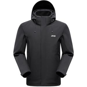 Ветро- и влагозащитная ветровка Unisex Jeep, тёмный серо-голубой