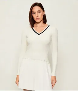 Свитер slim fit Guess Jeans, кремовый