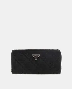 Большая сумка с молнией и ручкой Guess, черный